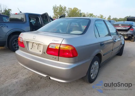 2000 Honda Civic Lx from USA, damaged, VIN 1HGEJ6579YL009061